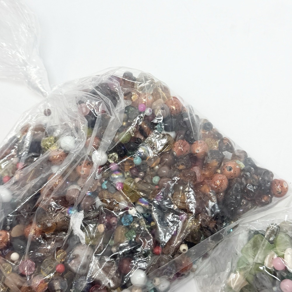 Mixed Bead Soup Glass Shell Stone Jewelry Making Craft Beads Bulk Loose Assorted - Picture 5 of 12